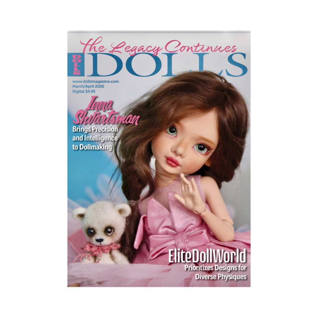 Features in dolls Magazine